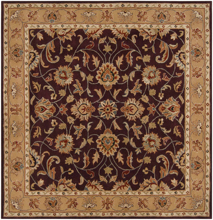 Cherryfield Burgundy Wool Area Rug