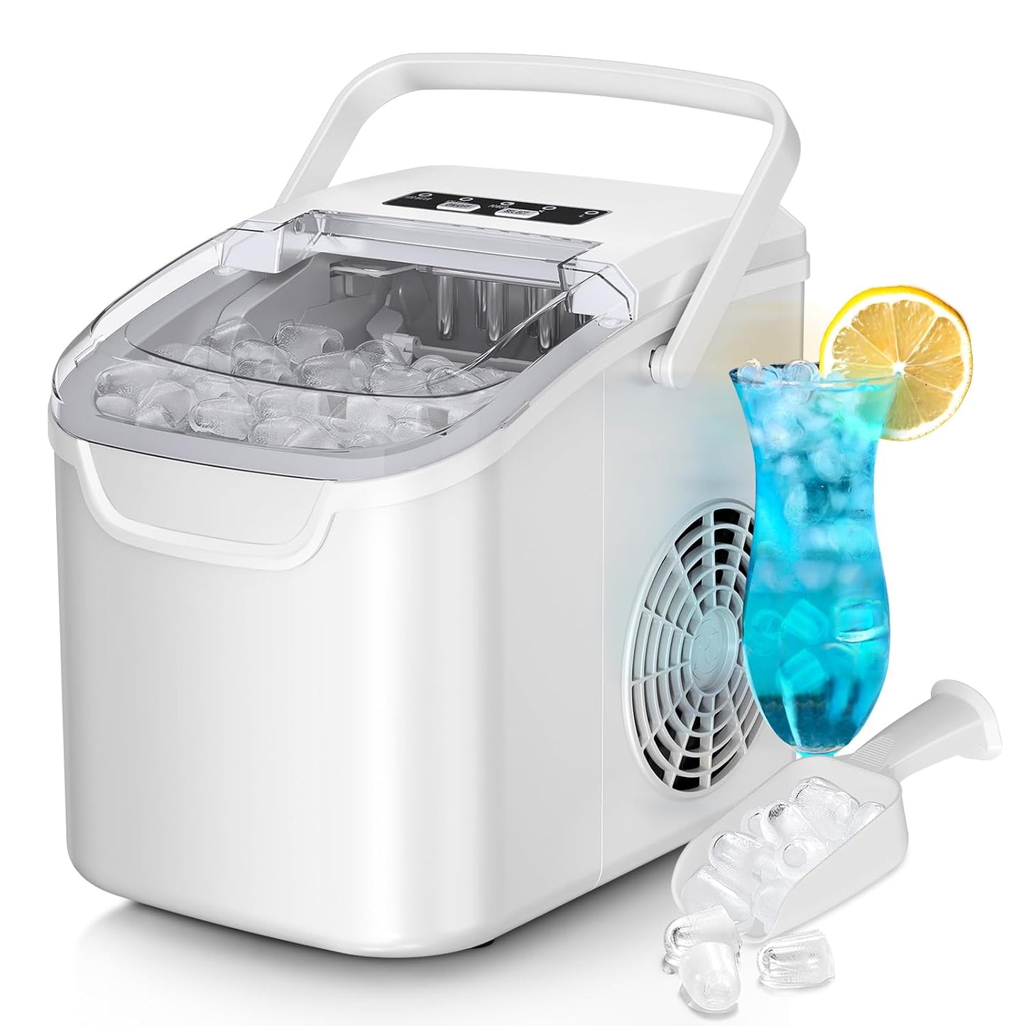 Kismile Ice Makers Countertop with Handle