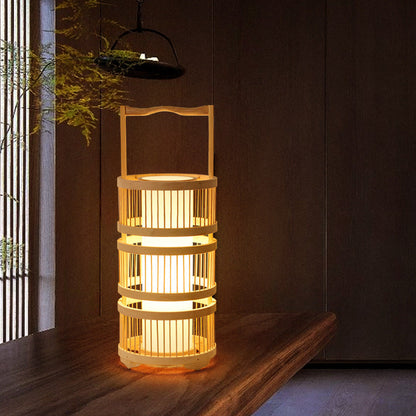 Bamboo Floor Lamp