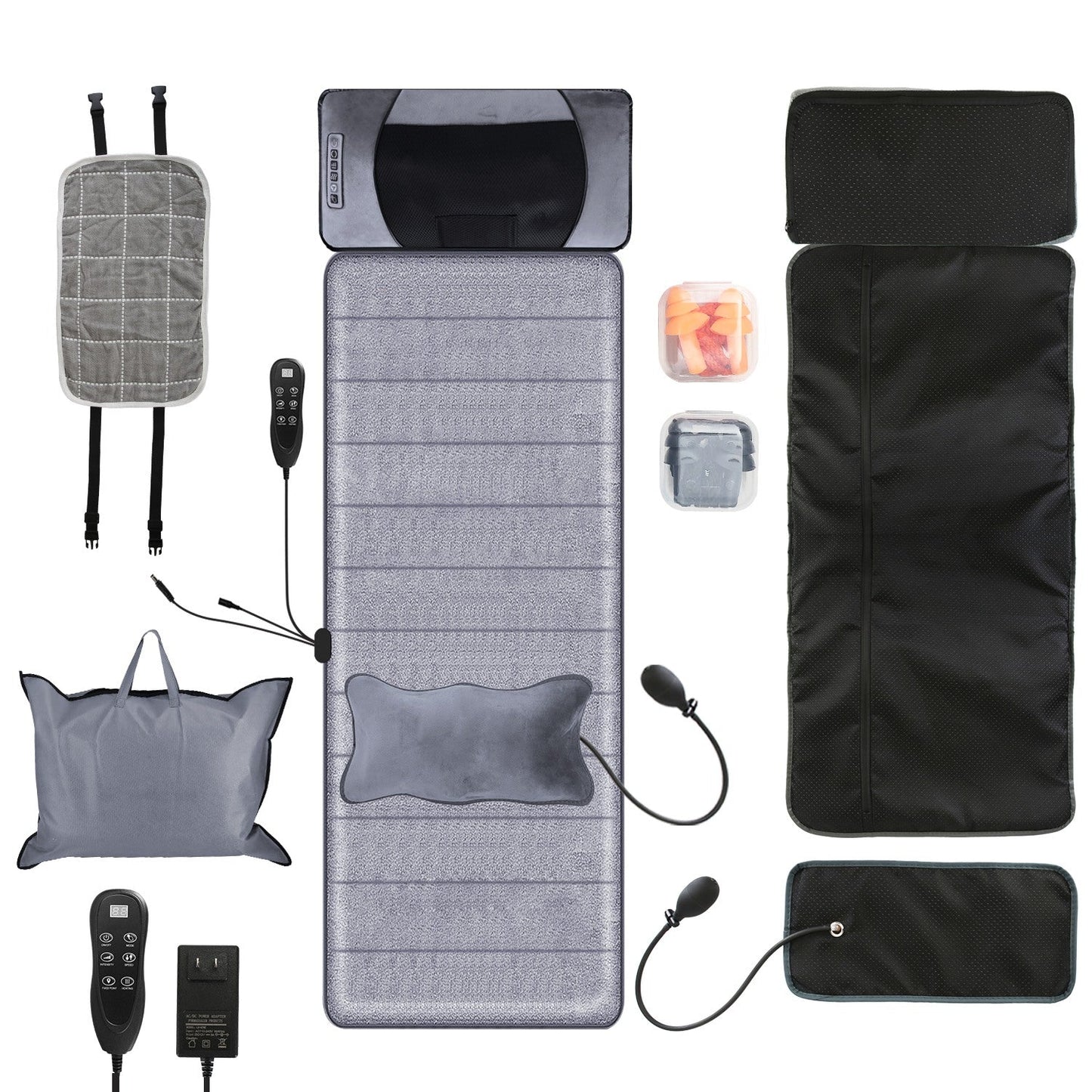 Full Body Electric Massage Mat with Heat Vibration Massage Pad
