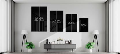 Yellow Lips Glass Wall Art