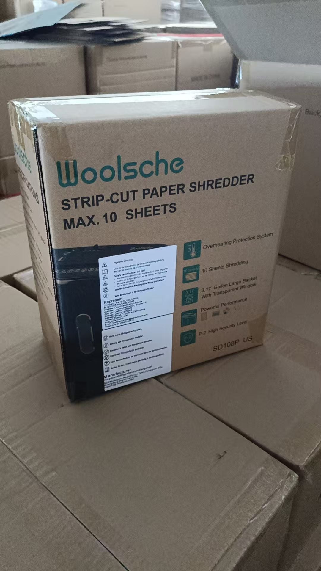 Woolsche Home Office Paper Shredder