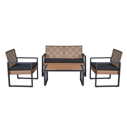 4 Piece Patio Furniture Set