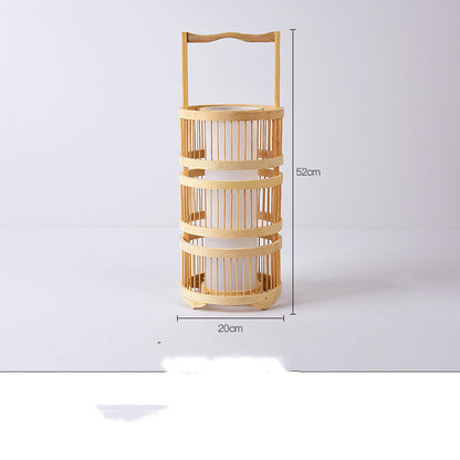 Bamboo Floor Lamp