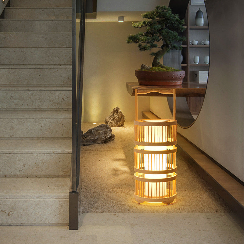 Bamboo Floor Lamp