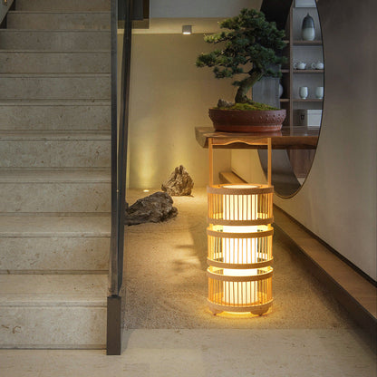 Bamboo Floor Lamp