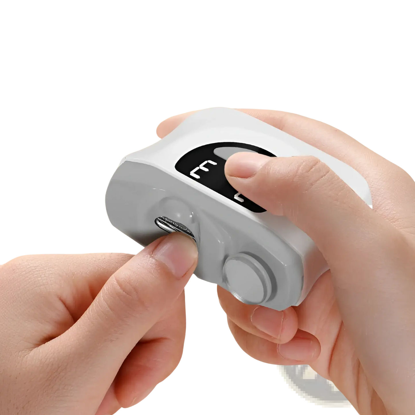 Electric Nail Clippers with Led Display and Trimmer