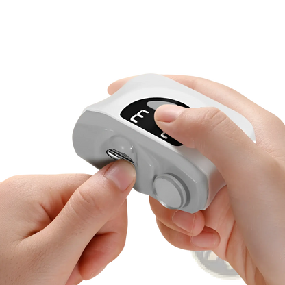Electric Nail Clippers with Led Display and Trimmer