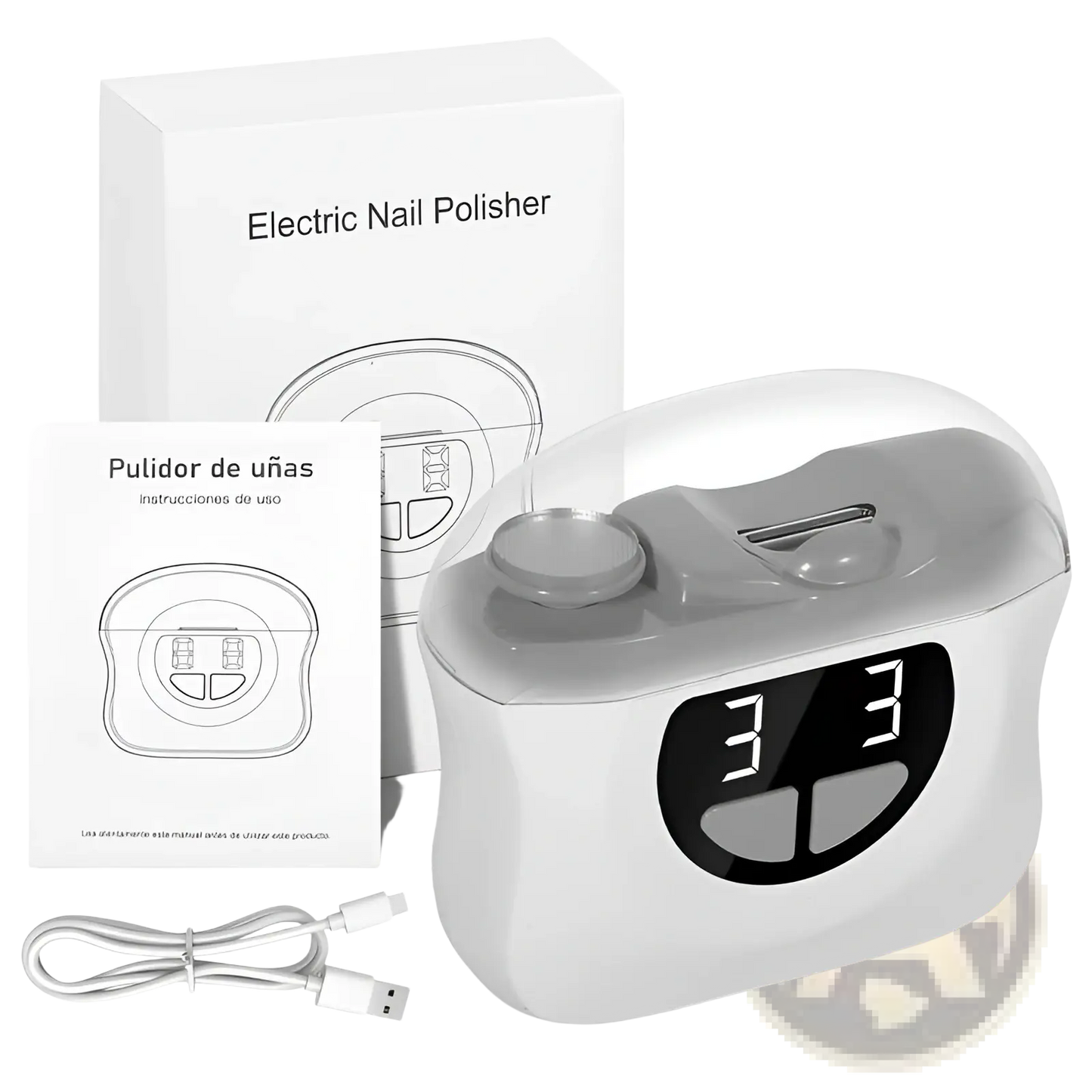 Electric Nail Clippers with Led Display and Trimmer