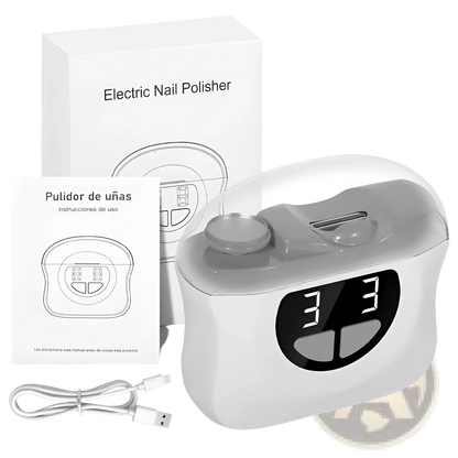 Electric Nail Clippers with Led Display and Trimmer