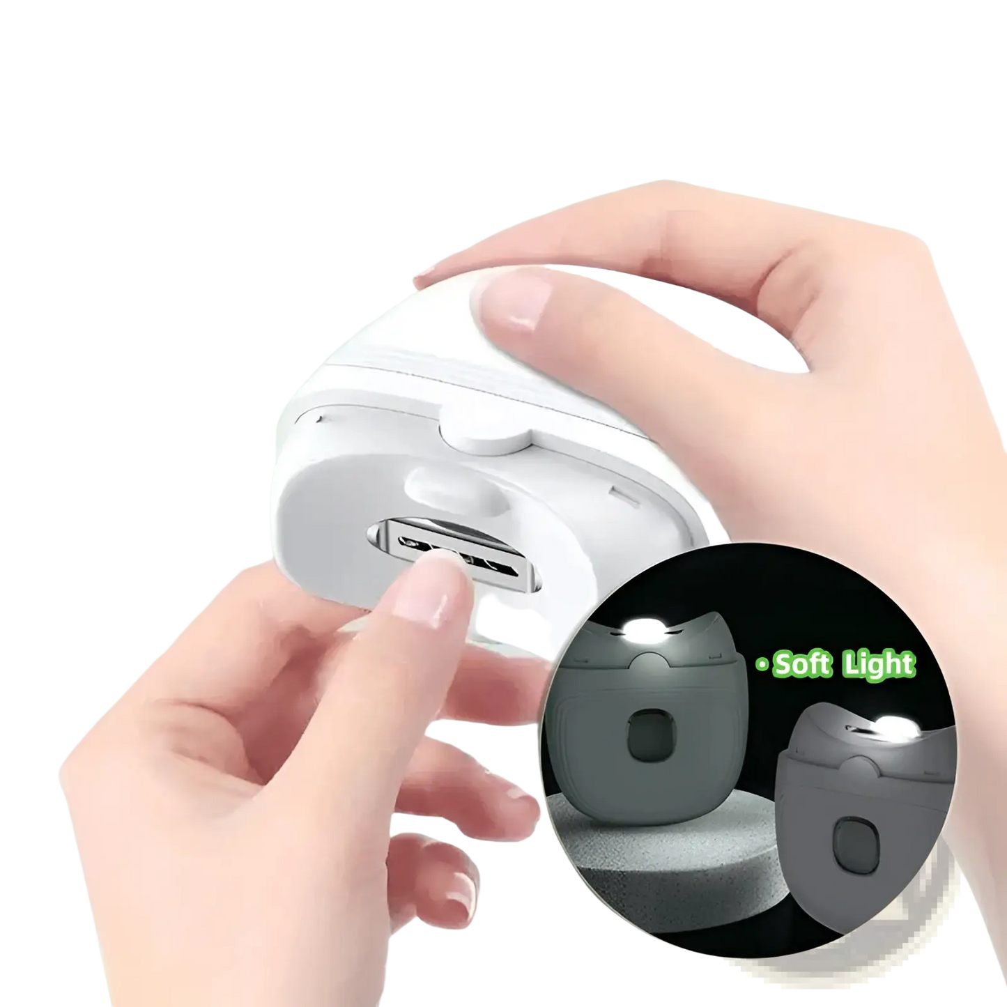 Electric Nail Clippers Rechargeable Automatic Trimmer