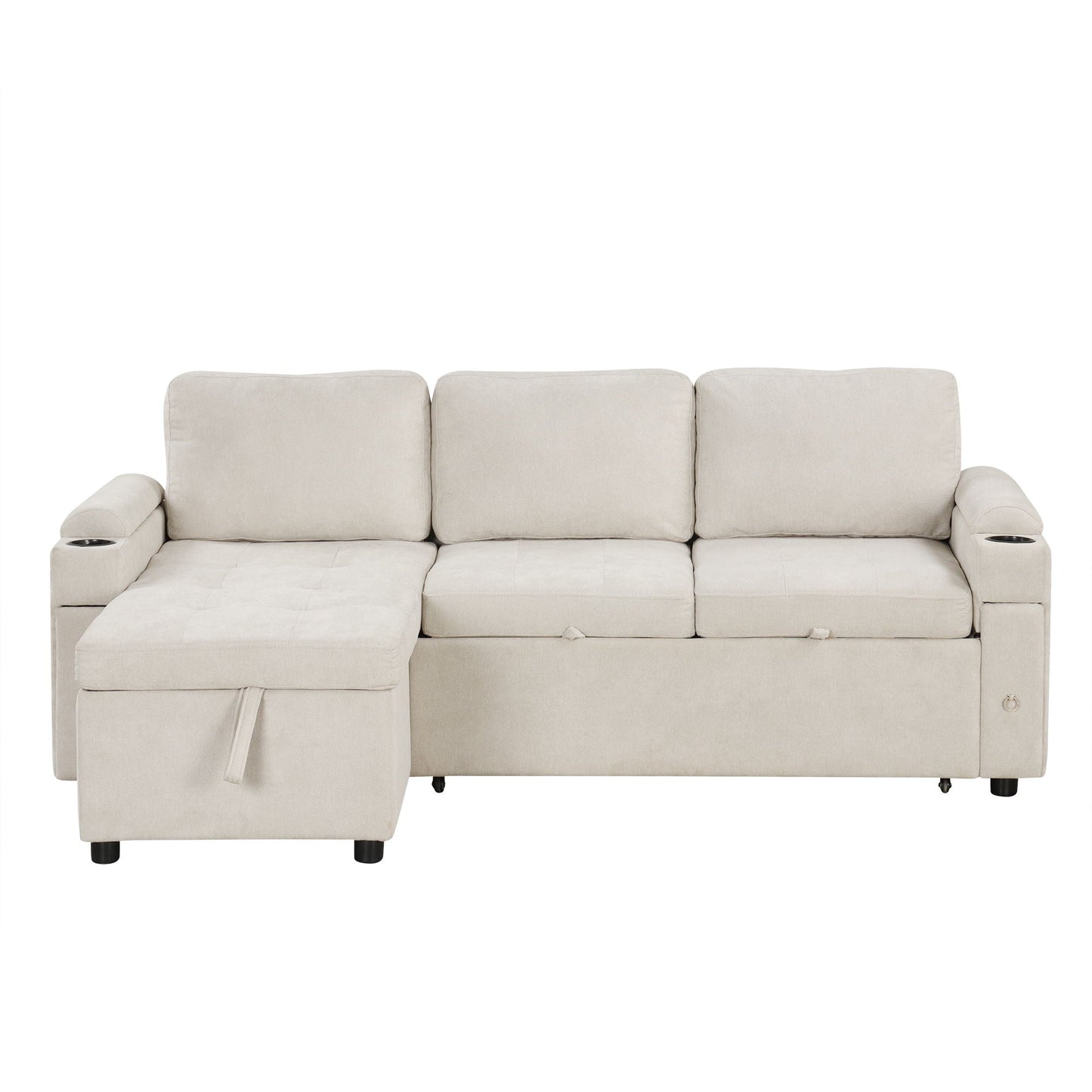 Convertible L Shaped Sofa Couch With Storage