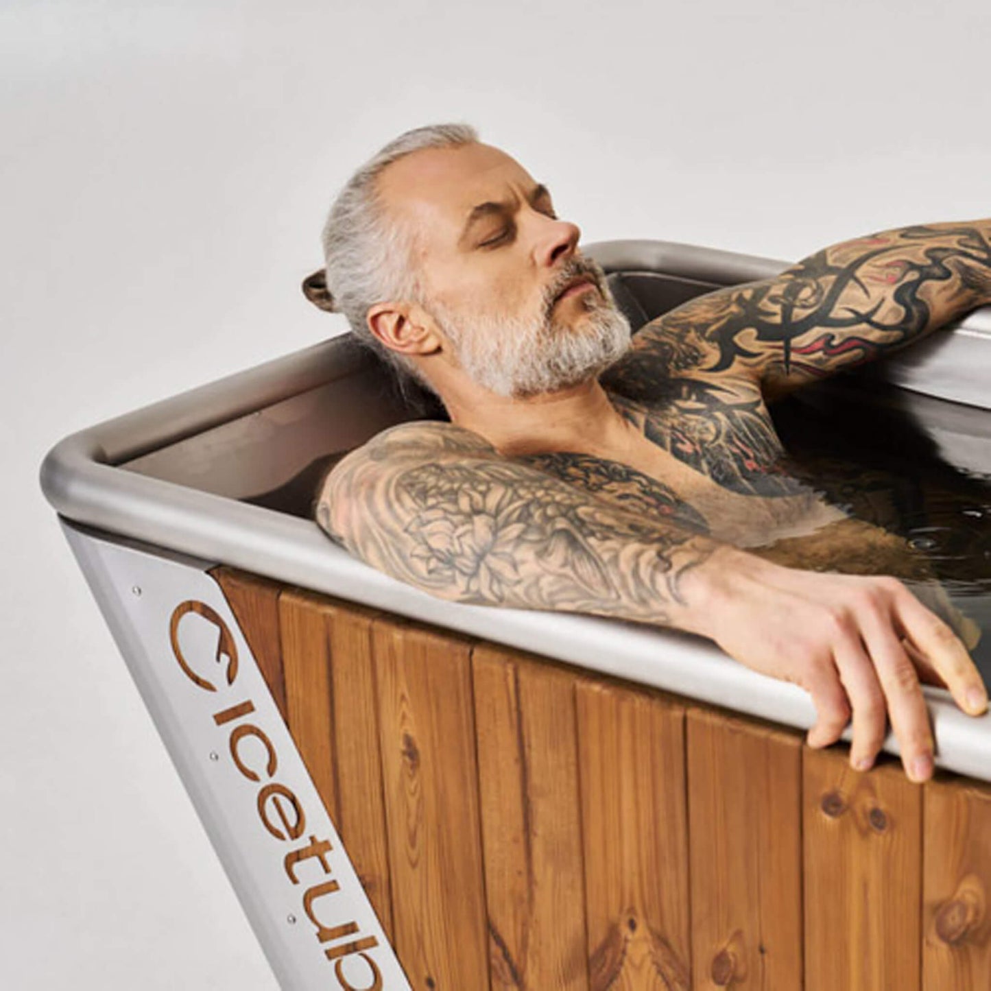Thermowood And Stainless Steel Cold Therapy Immersion Icebath icetub