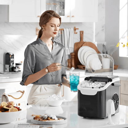 Kismile Ice Makers Countertop with Handle