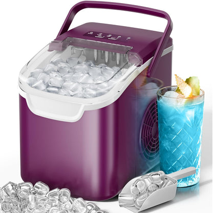 Kismile Ice Makers Countertop with Handle