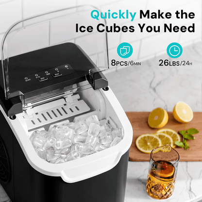 Kismile Ice Makers Countertop with Handle