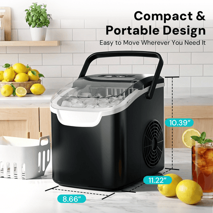 Kismile Ice Makers Countertop with Handle