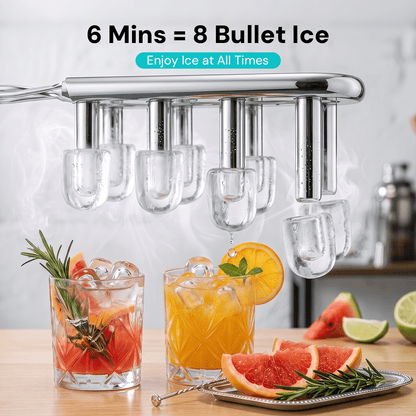 Kismile Ice Makers Countertop with Handle