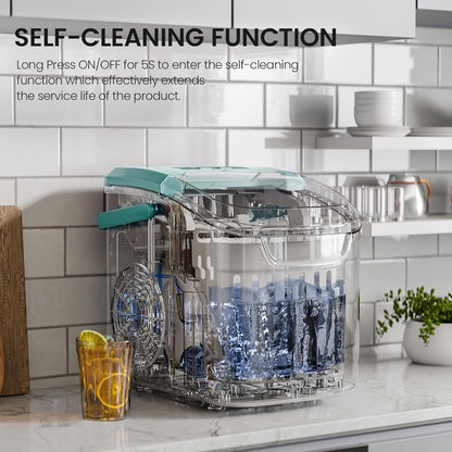 Kismile Ice Makers Countertop with Handle