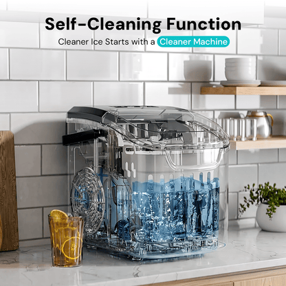 Kismile Ice Makers Countertop with Handle