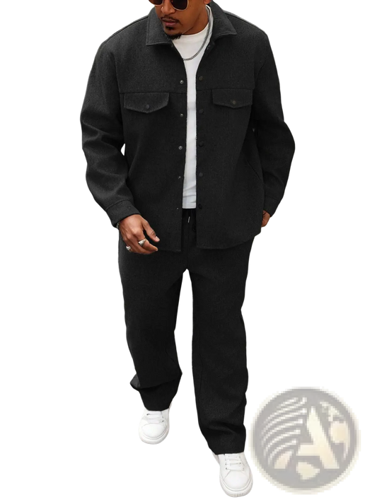 Mens Cargo Jacket and Pants Set