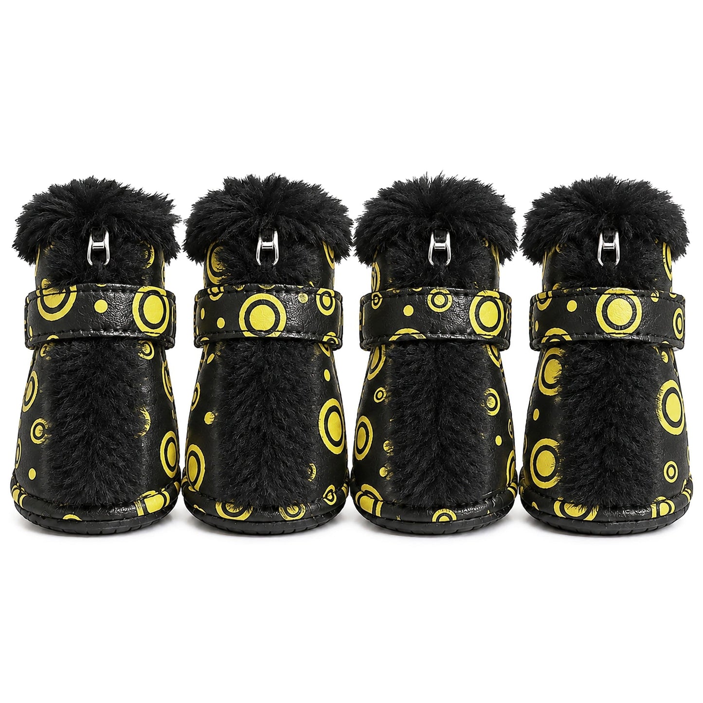 Pet Life ® Fur-Comfort Dog Boots - Set of 4