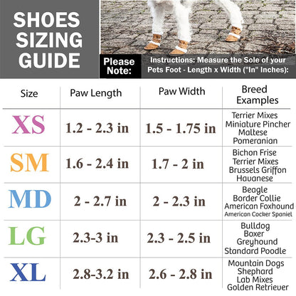 Pet Life ® Fur-Comfort Dog Boots - Set of 4
