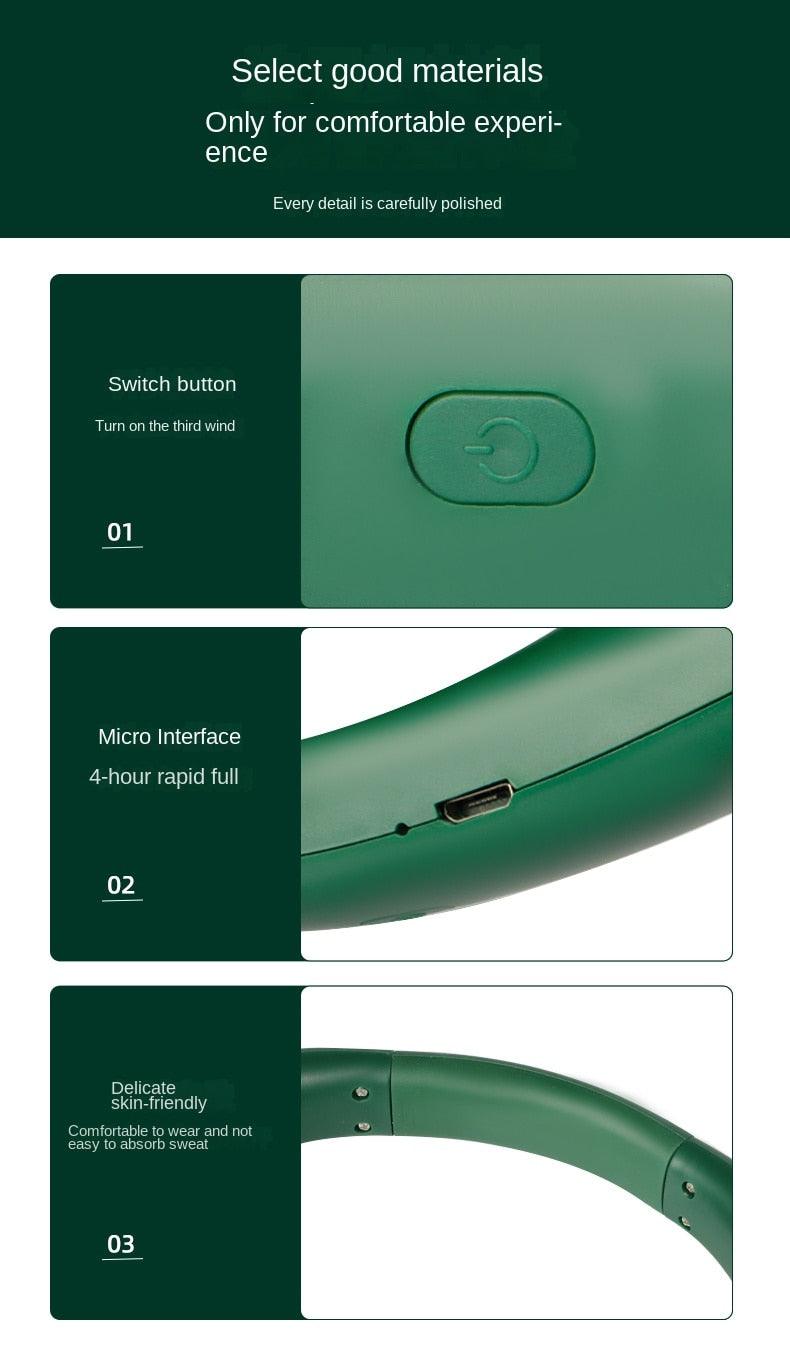 Portable Bladeless Neck Fan