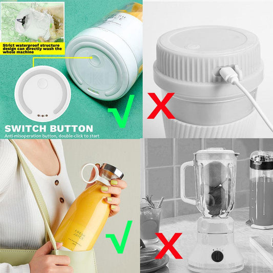 Portable Blender Juicer Bottle Mixer