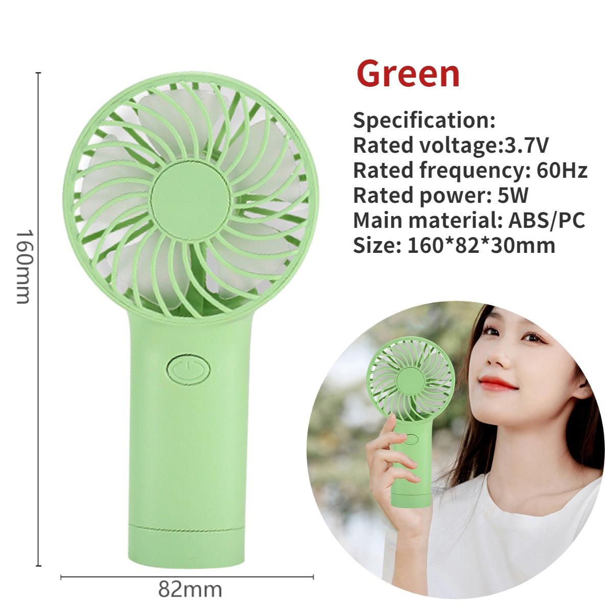 Portable Neck Fan USB Rechargeable