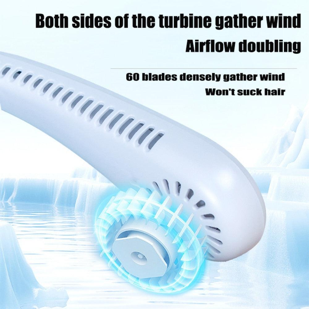 Portable Neck Fan USB Rechargeable