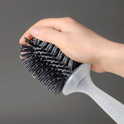 Silicone Toilet Brush Wall-Mounted Design
