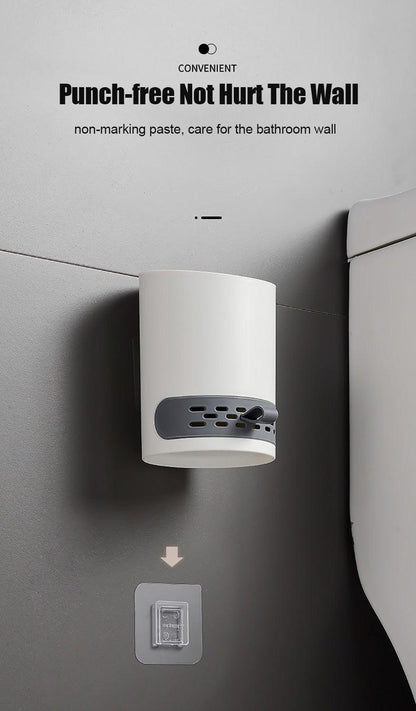 Silicone Toilet Brush Wall-Mounted Design