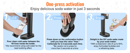 Sparkling Water/Soda Maker Machine