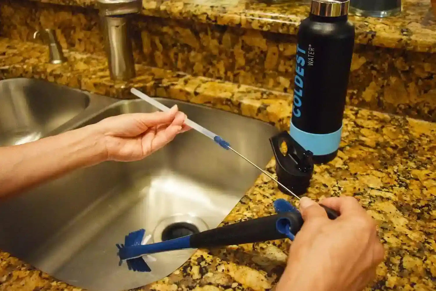 The Coldest Water Bottle Brush: