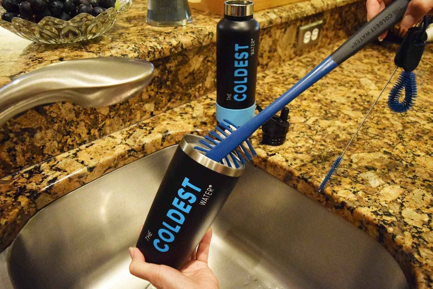 The Coldest Water Bottle Brush: