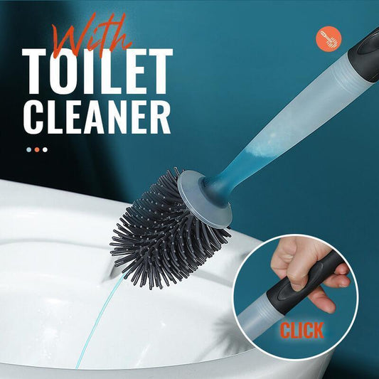 Toilet Brush with Toilet Cleaner Dispenser