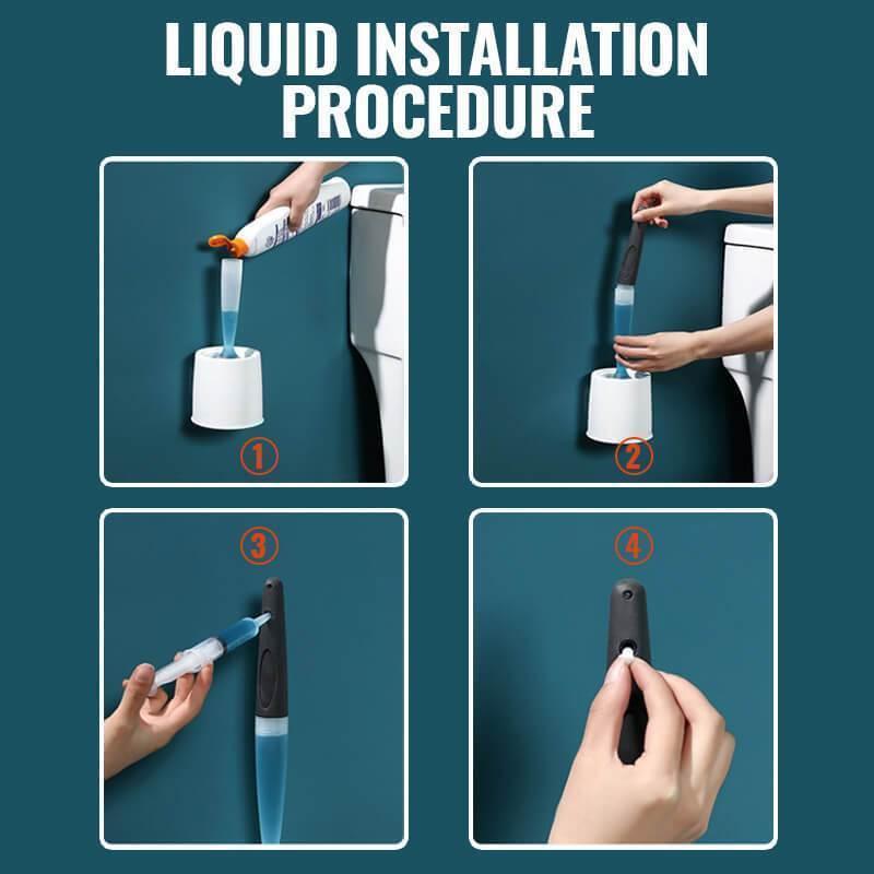 Toilet Brush with Toilet Cleaner Dispenser