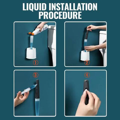 Toilet Brush with Toilet Cleaner Dispenser