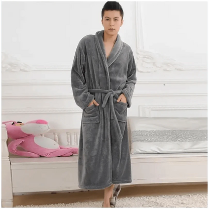Unisex Comfortable Fleece Soft Bathrobes