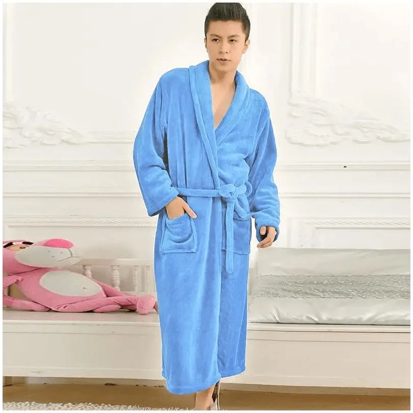 Unisex Comfortable Fleece Soft Bathrobes