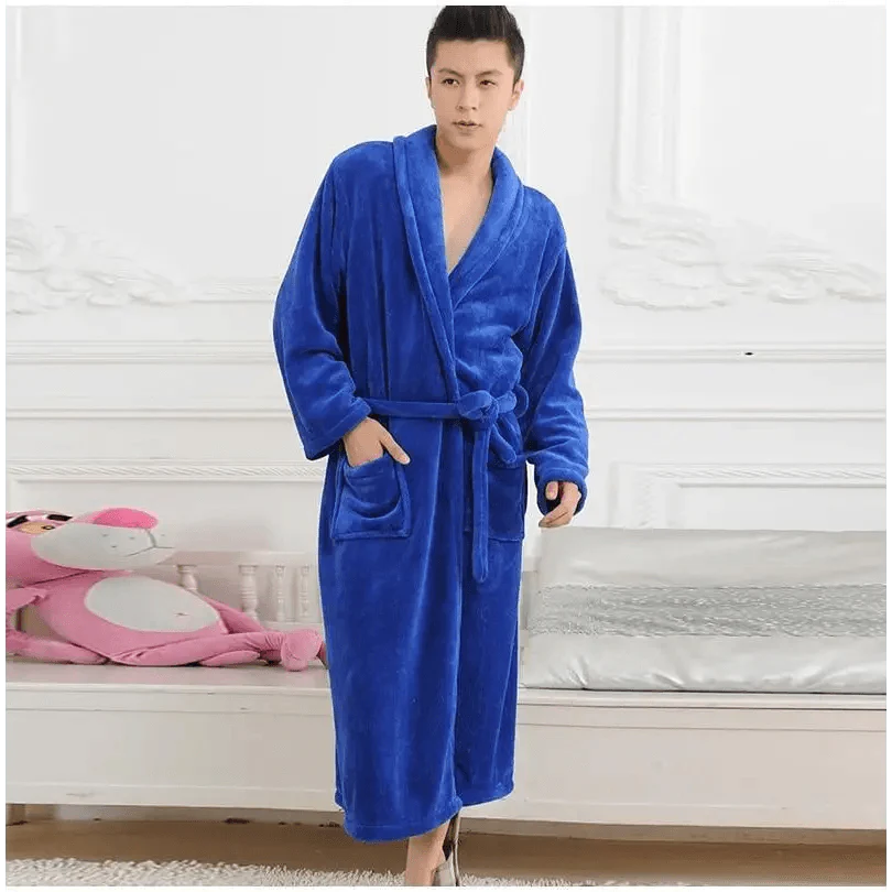 Unisex Comfortable Fleece Soft Bathrobes