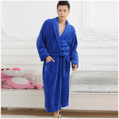 Unisex Comfortable Fleece Soft Bathrobes