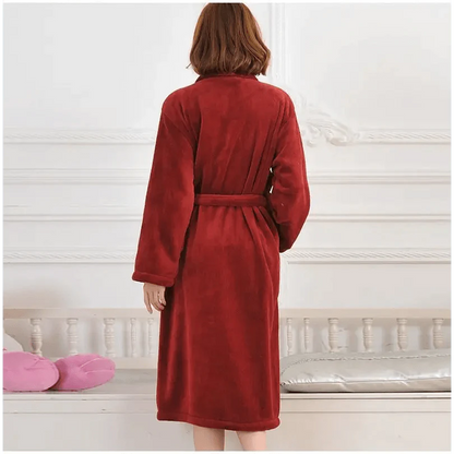 Unisex Comfortable Fleece Soft Bathrobes