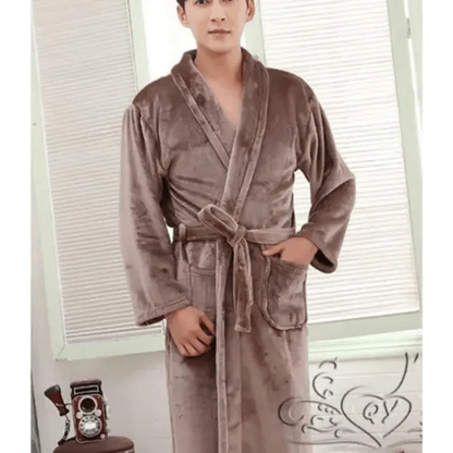 Unisex Comfortable Fleece Soft Bathrobes