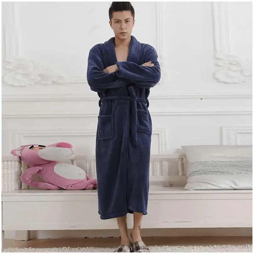 Unisex Comfortable Fleece Soft Bathrobes