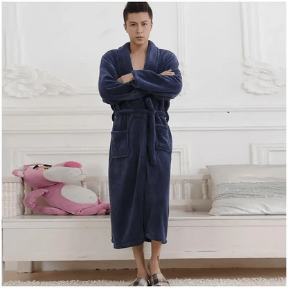 Unisex Comfortable Fleece Soft Bathrobes