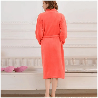 Unisex Comfortable Fleece Soft Bathrobes
