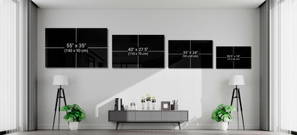 Yellow Lips Glass Wall Art